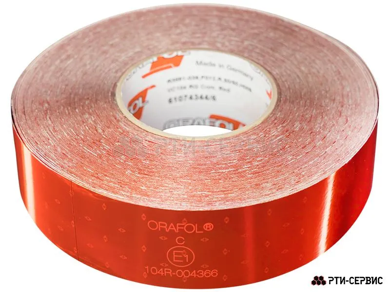 Лента светоотражающая ORALITE VC 104 красная (12.5 м)