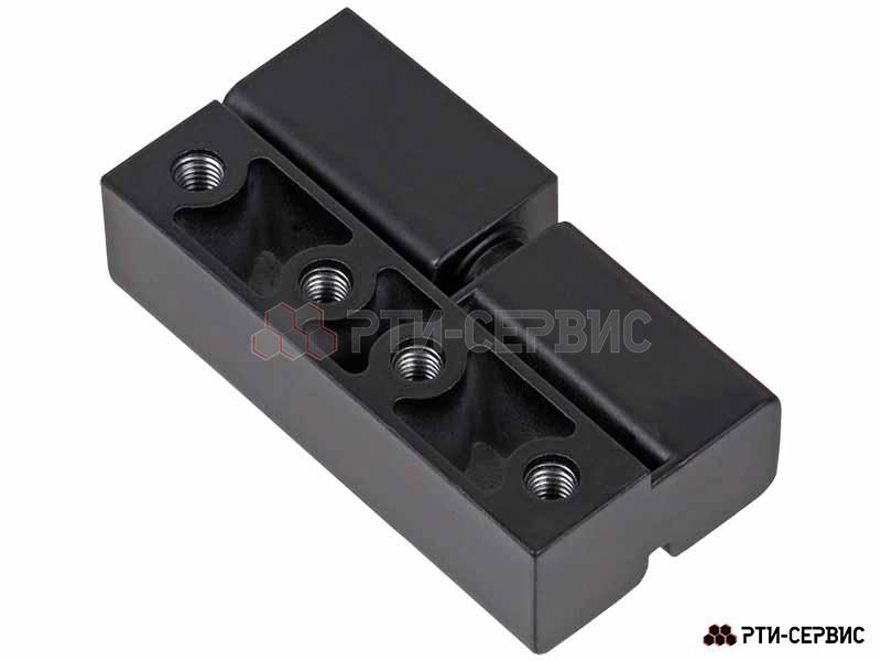 Петля боковая внешняя для промышленных шкафов 63 мм, чёрная (правая) - фото 3