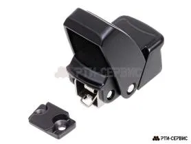 Замок-защёлка накидная 65 мм металлическая - фото 1