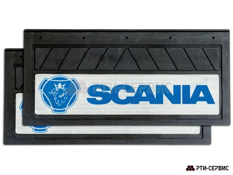 Брызговик 515х240 мм Scania (свет.)